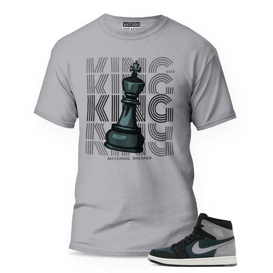 The King Athletic Heather T-Shirt To Match Jordan 1 Element Gore-Tex Black