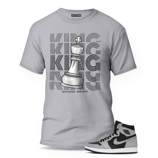 The King Athletic Heather T-Shirt To Match Jordan 1 Shadow 2.0
