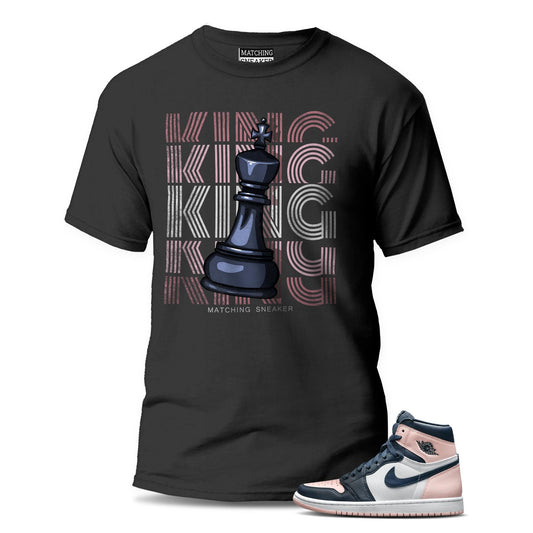 The King Black T-Shirt To Match Jordan 1 Atmosphere Ver 1