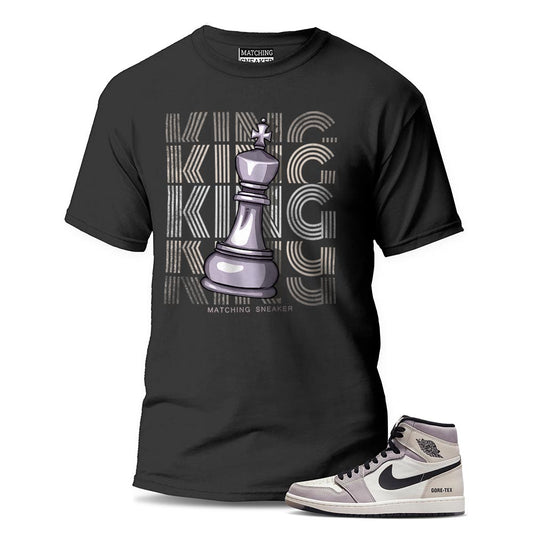 The King Black T-Shirt To Match Jordan 1 Element Gore-Tex Light Bone