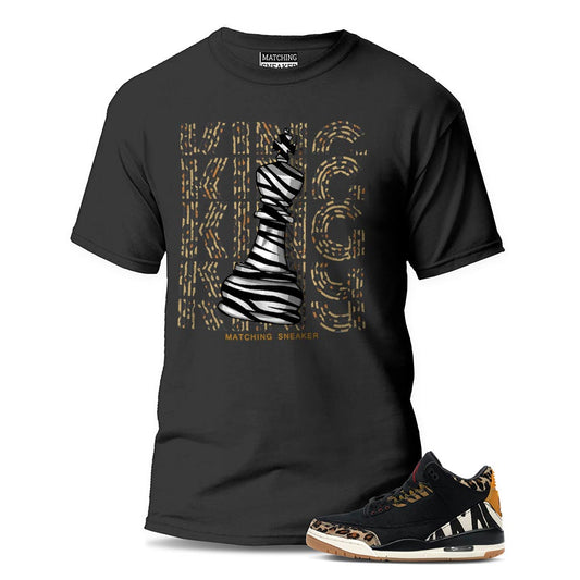 The King Black T-Shirt To Match Jordan 3 Instinct